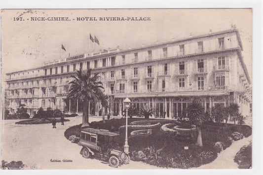 Carte Postale Ancienne CPA 06 - Nice-Cimiez - Hôtel Riviera-Palace