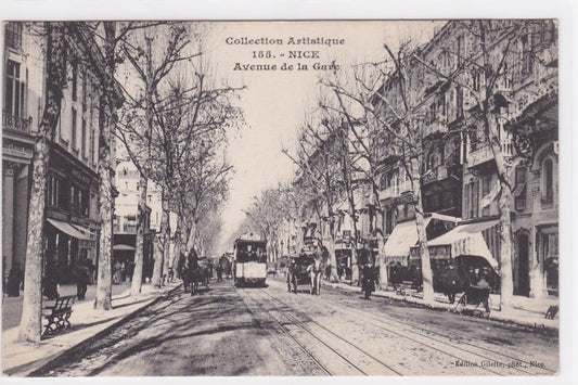 Carte Postale Ancienne CPA 06 - Nice - Avenue De La Gare