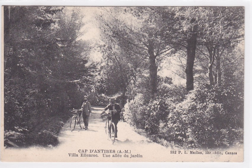 Carte Postale Ancienne CPA 06 - Cap D'Antibes - Villa Eilenroc - Une Allée Du Jardin