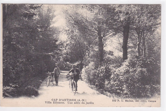 Carte Postale Ancienne CPA 06 - Cap D'Antibes - Villa Eilenroc - Une Allée Du Ja