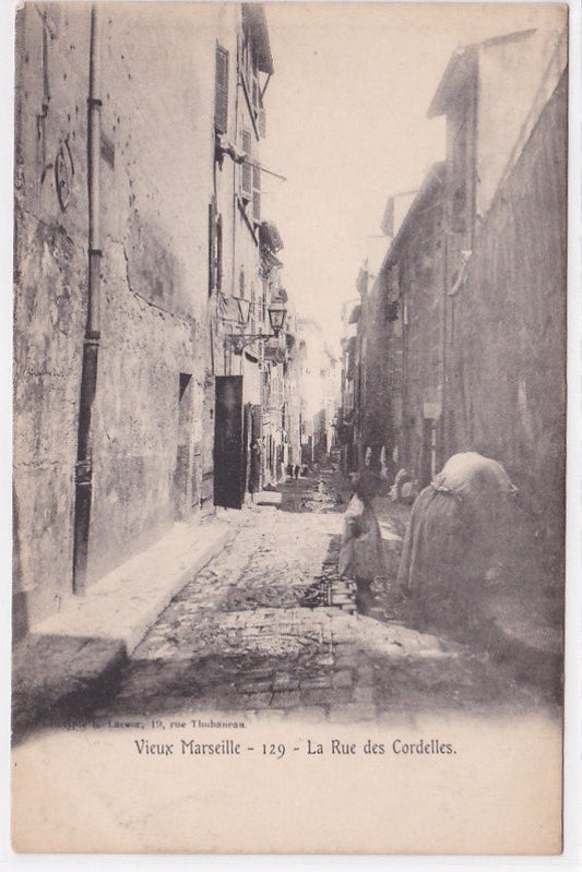 Carte Postale Ancienne CPA 13 - Vieux Marseille - La Rue Des Cordelles