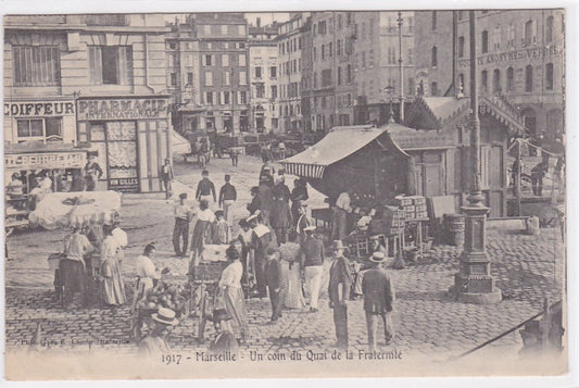 Carte Postale Ancienne CPA 13 - Marseille - Un Coin Du Quai De La Fraternité