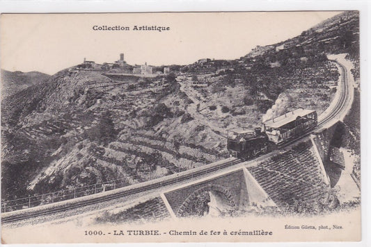 Carte Postale Ancienne CPA 06 - La Turbie - Chemin De Fer À Crémaillère
