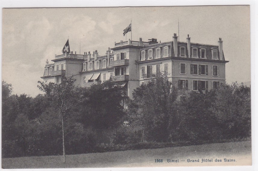 Carte Postale Ancienne CPA Gimel - Grand Hôtel Des Bains
