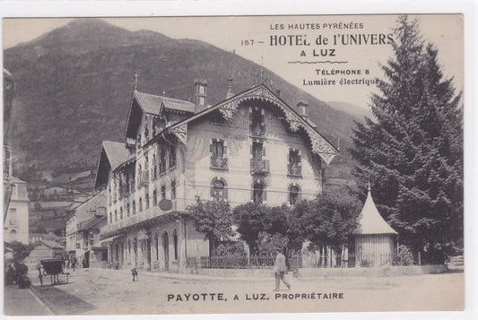 Carte Postale Ancienne CPA 65 - Hôtel De L'Univers À Luz - Payotte