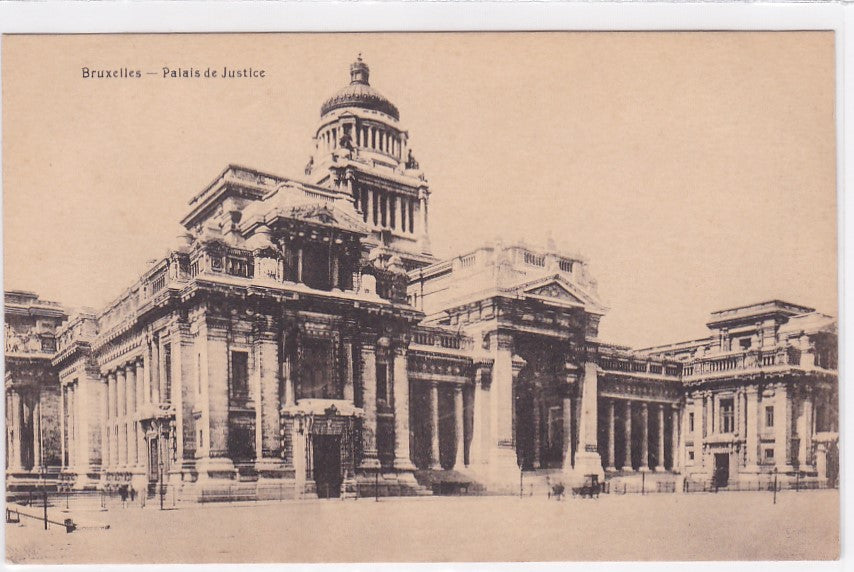 Old Postcard CPA Belgium - Brussels - Palace of Justice