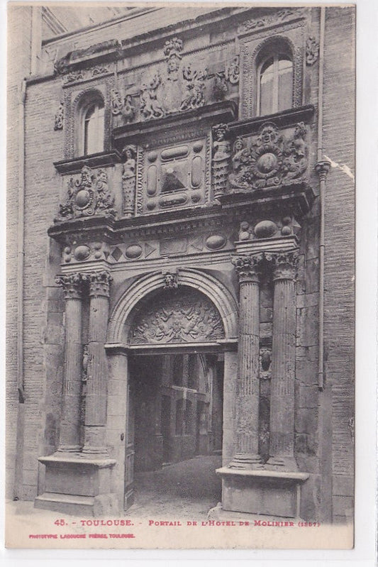 Carte Postale Ancienne CPA 31 Toulouse - Portail De L'Hôtel De Molinier