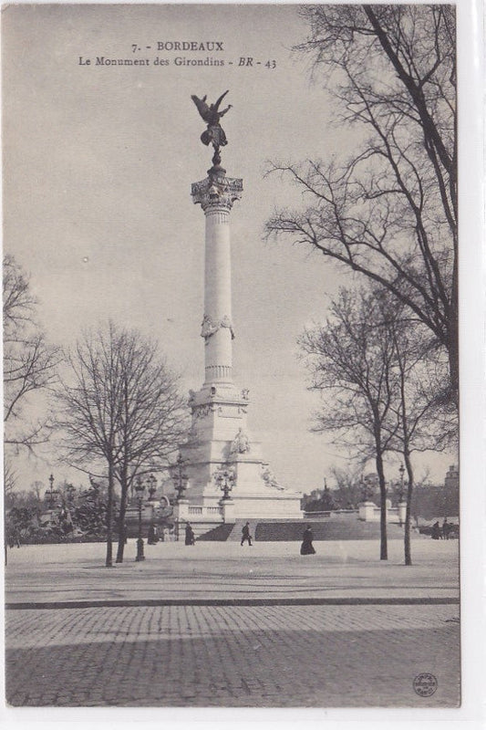 Carte Postale Ancienne CPA 33 - Bordeaux - Le Monument Des Girondins