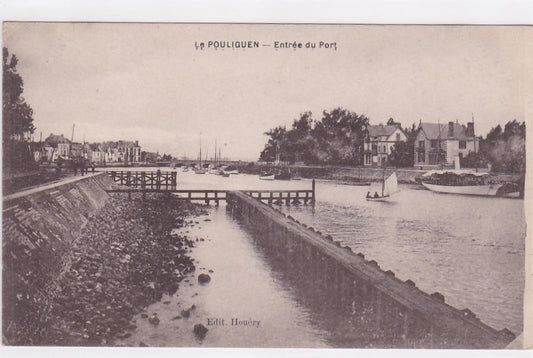 Carte Postale Ancienne CPA 44 - Le Pouliguen - Entrée Du Port