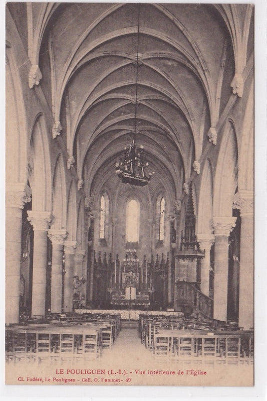 Carte Postale Ancienne CPA 44 - Le Pouliguen - Vue Intérieure De L'Église