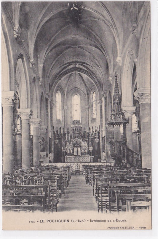 Carte Postale Ancienne CPA 44 - Le Pouliguen - Intérieur De L'Église