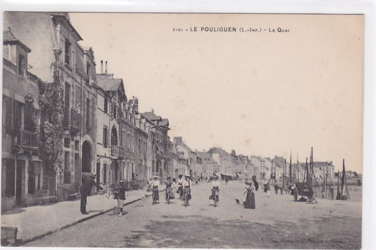 Carte Postale Ancienne CPA 44 - Le Pouliguen - Le Quai