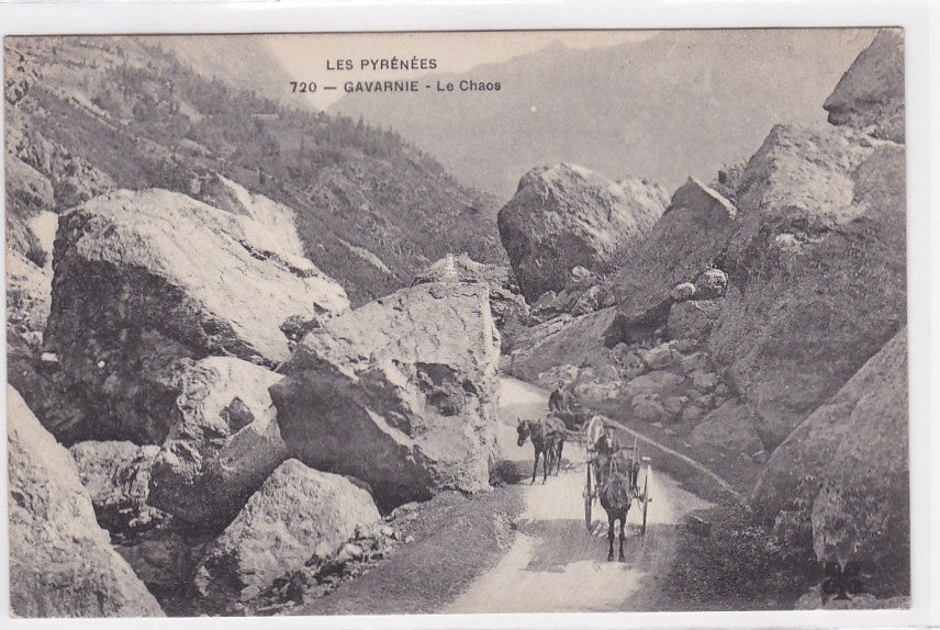 Old Postcard CPA 65 - The Pyrenees - Gavarnie - Chaos