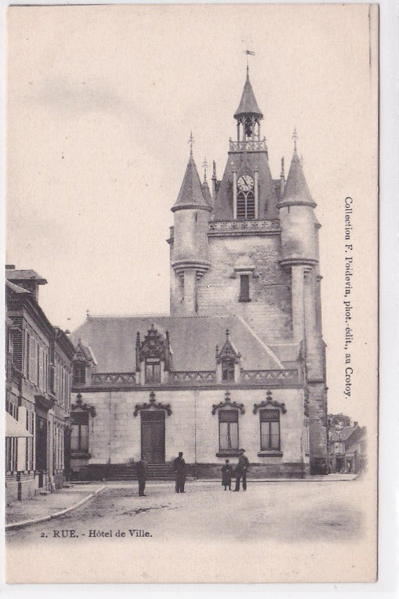 Old Postcard CPA 80 - Street - Town Hall