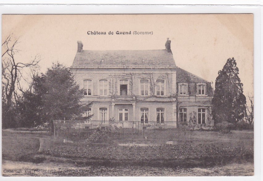 Old Postcard CPA 80 - Château De Quend