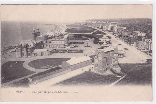 Carte Postale Ancienne CPA 76 - Dieppe - Vue Générale Prise Du Château
