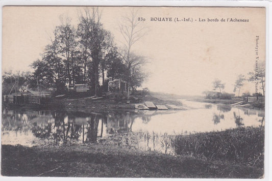 Carte Postale Ancienne CPA 44 - Bouaye - Les Bords De L'Acheneau