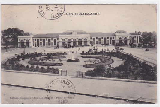 Carte Postale Ancienne CPA 47 - Gare De Marmande