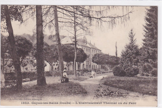 Carte Postale Ancienne CPA 25 - Guyon-Les-Bains - L'Établissement Thermal Vu Du