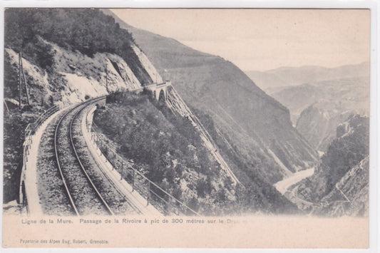 Carte Postale Ancienne CPA 38 - Ligne De La Mure - Passage De La Rivoire