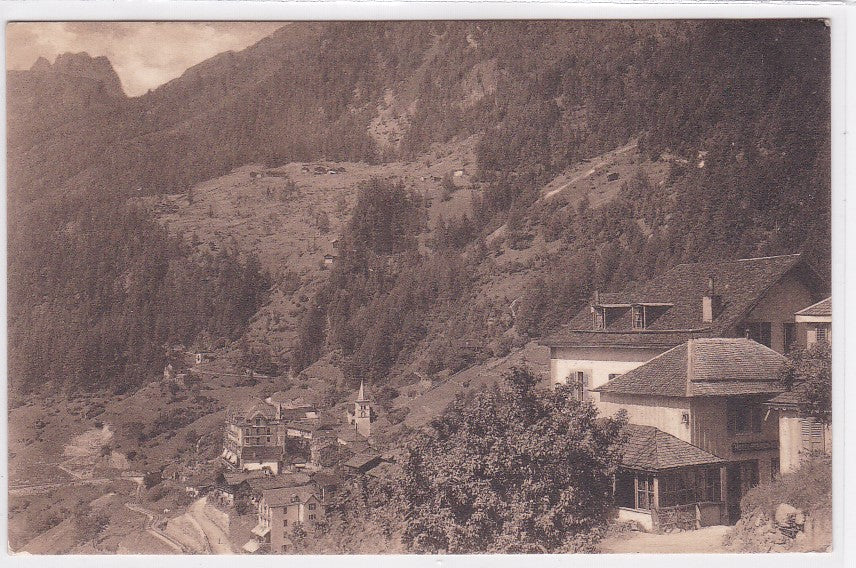 Old Postcard from CPA Switzerland - Finhauf and the Gueulaz Pass