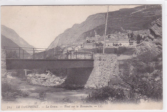 Carte Postale Ancienne CPA 38 - Le Dauphiné - La Grave - Pont Sur La Romanche