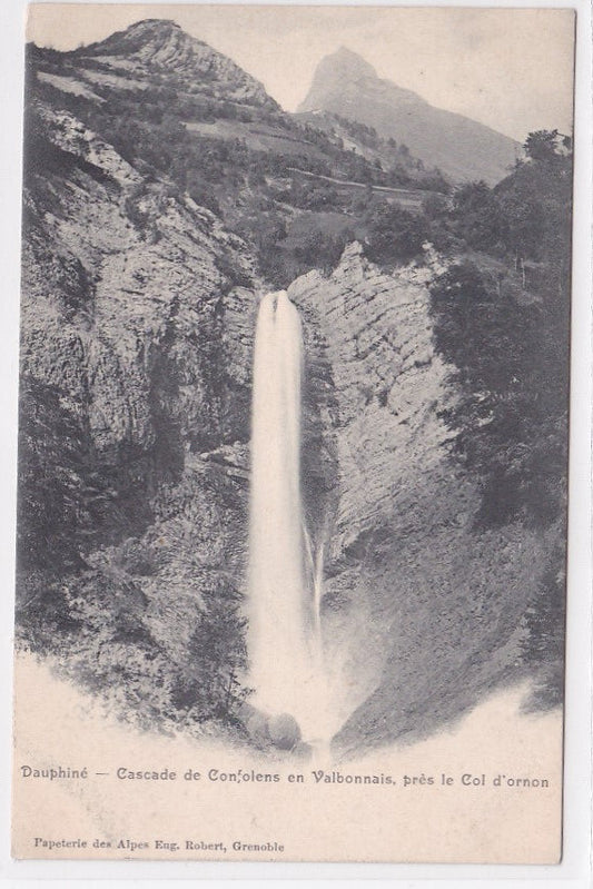 Carte Postale Ancienne CPA 38 - Dauphiné - Cascade De Confolens En Valbonnais, P