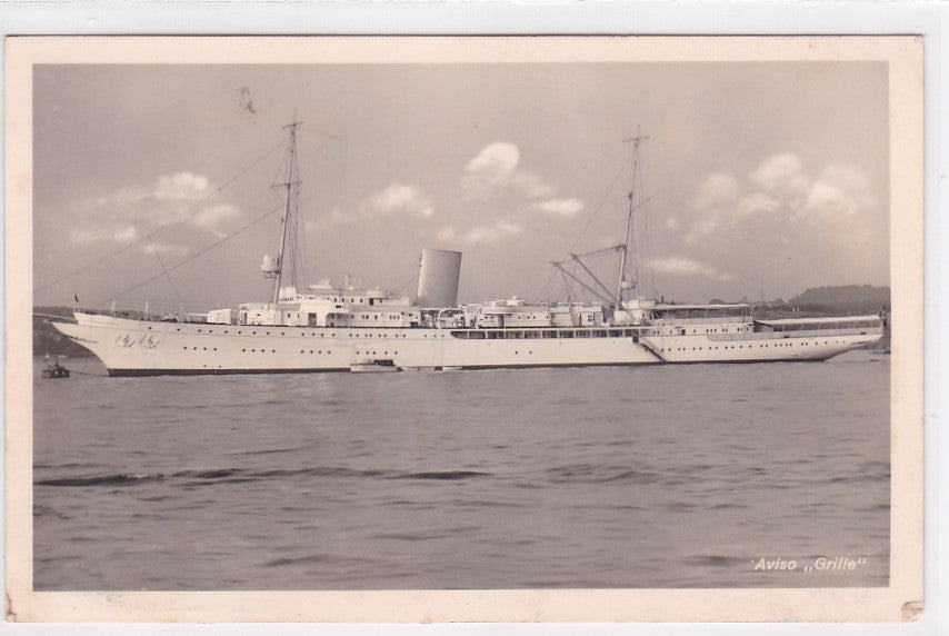 Carte Postale Ancienne CPA Marine De Guerre - Aviso Grille