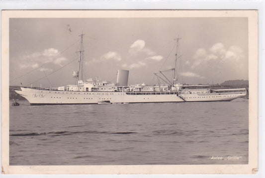 Carte Postale Ancienne CPA Marine De Guerre - Aviso Grille