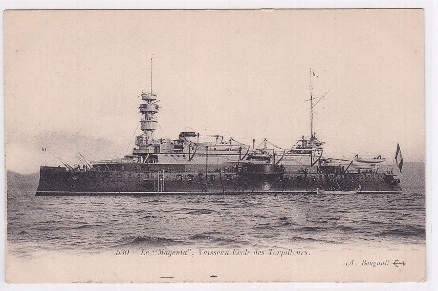 Old Postcard CPA Navy War - The Magenta, Torpedo Boat Training Vessel