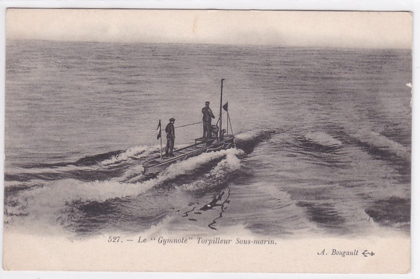 Carte Postale Ancienne CPA Marine De Guerre - Le Gymnote - Torpilleur Sous-Marin