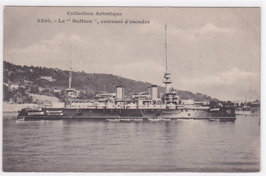 Old Postcard CPA Navy War - The Suffren, Battleship