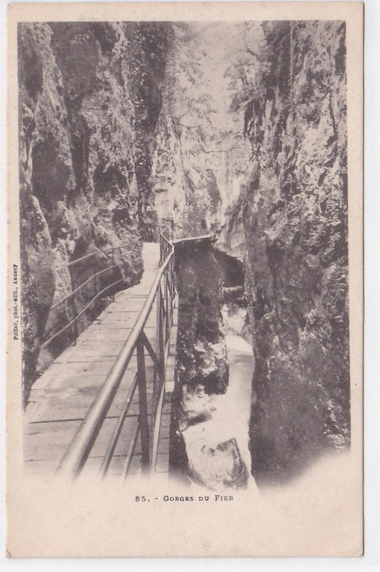Carte Postale Ancienne CPA 74 - Gorges Du Fier