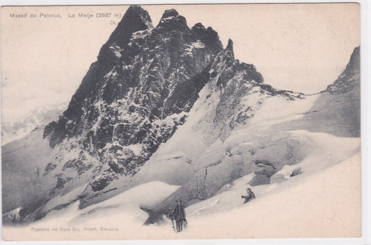 Carte Postale Ancienne CPA 05 - Massif Du Pelvoux - La Meije