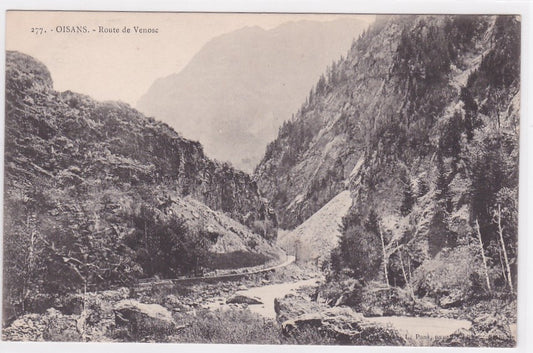 Carte Postale Ancienne CPA 38 - Oisans - Route De Venose