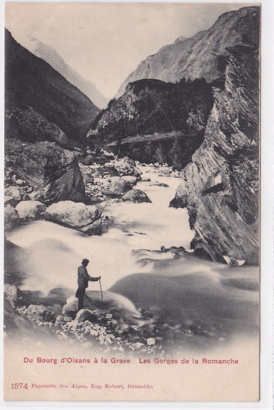 Carte Postale Ancienne CPA 38 - Du Bourg-D'Oisans À La Grave - Les Gorges De La