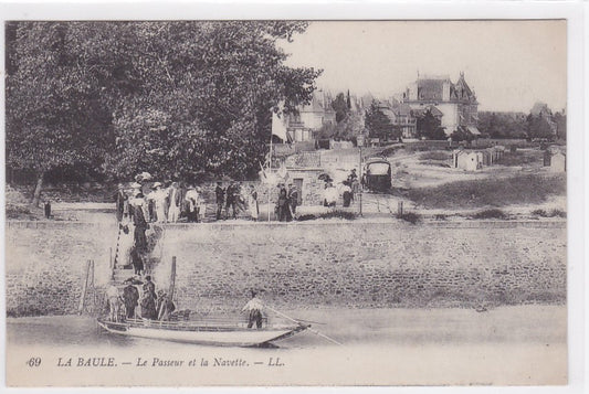 Carte Postale Ancienne CPA 44 - La Baule - Le Passeur Et La Navette