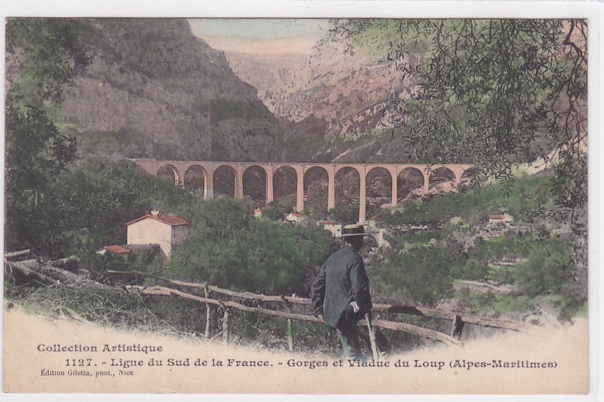 Carte Postale Ancienne CPA 06 - Ligne Du Sud De La France - Gorges Et Viaduc Du