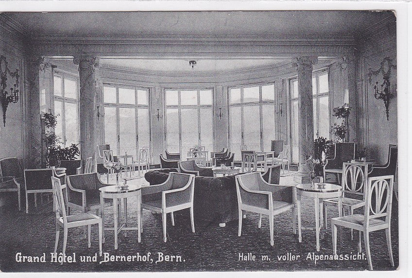 Old Postcard CPA Switzerland - Grand Hôtel Und Bernerhof, Bern