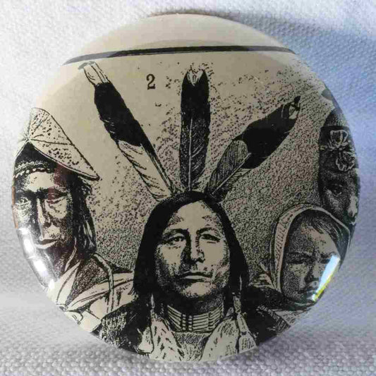 Indien - Badge Encyclopédique Original - Ancienne Gravure