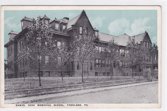 Carte Postale Ancienne CPA USA - Daniel Coxe Memorial School - Freeland - PA