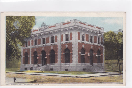 Carte Postale Ancienne CPA USA - Pekin - Illinois - Government Building