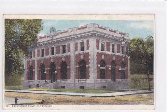 Carte Postale Ancienne CPA Pekin - Illinois - Government Building