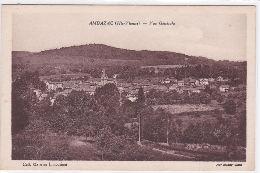 Old Postcard CPA 87 Ambazac - Haute-Vienne - General View