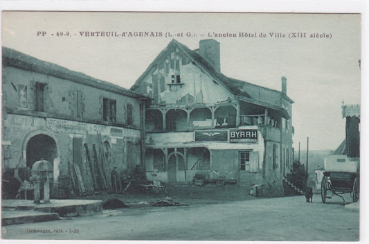 Carte Postale Ancienne CPA 47 - Verteuil-D'Agenais - L'Ancien Hôtel De Ville