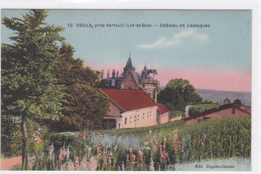 Carte Postale Ancienne CPA 47 - Coulx Près Verteuil - Château De Lastuques
