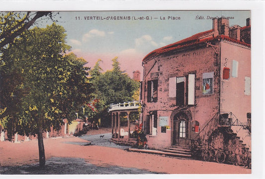 Carte Postale Ancienne CPA 47 - Verteil - Verteuil-D'Agenais - La Place