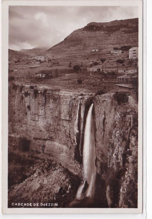 Carte Postale Ancienne CPA Liban - Beyrouth - Cascade De Djezzin