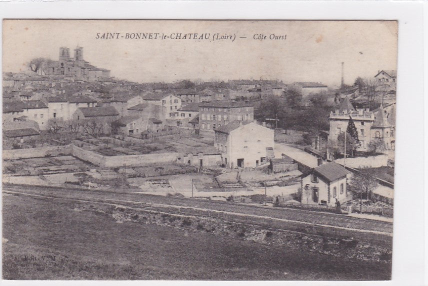 Carte Postale Ancienne CPA Saint-Bonnet-Le-Château - Côté Ouest