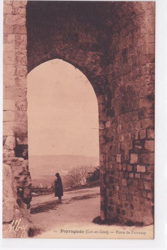 Carte Postale Ancienne CPA 47 Peyragude - Porte De Ferracap
